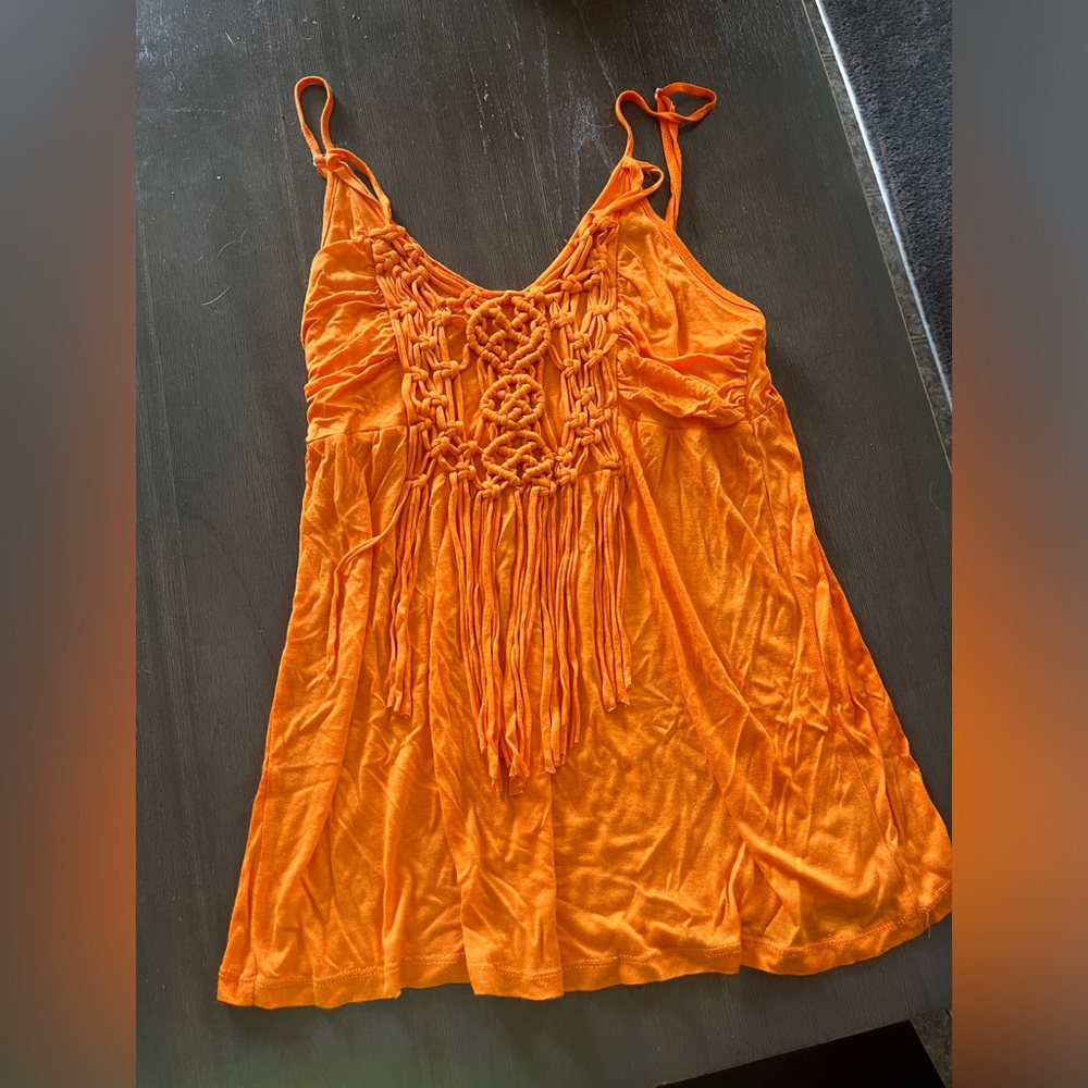 Daytrip orange tank top.